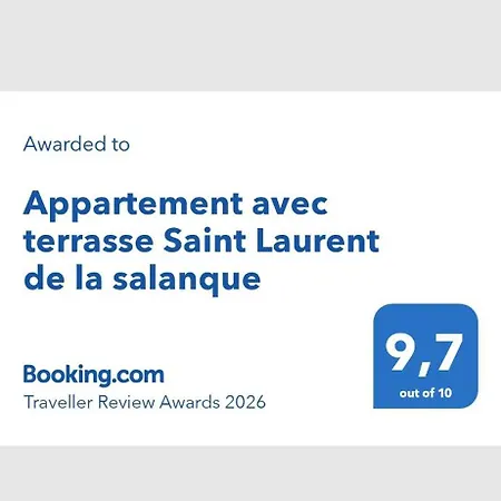 Avec Terrasse Laurent De La Salanque Saint-Laurent-de-la-Salanque